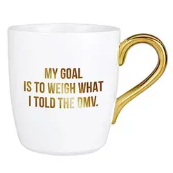 Goal Weight Tracking Ceramic Mug 1