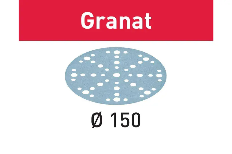 Granat Abrasive Disc D150-P150 (Pack Of 25) 1