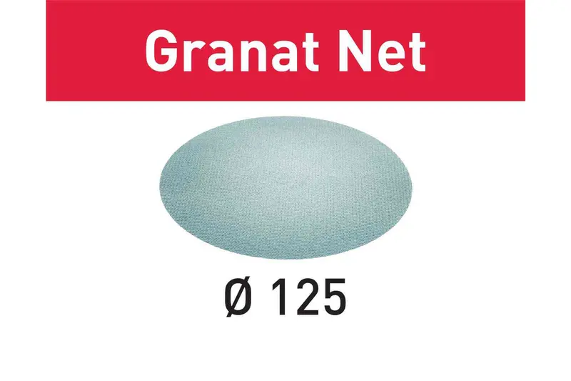 Granat Abrasive Net Discs, Ø125Mm, P180 – Stf Net/50 (203298) For Ro 125, Es 125, Ets 125, Etsc 125 & Ets Ec 125 1