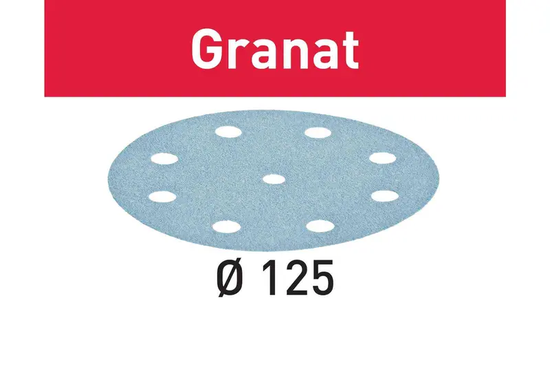 Granat Stf Abrasive Sheet – D125/8, P320 Grit, 100-Pack (497175) 1