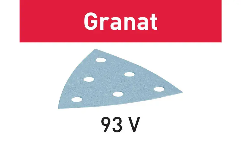 Granat V-Shaped Sanding Disc Stf V93/6, P180 Grit, Pack Of 100 – 497396 (For Ro 90 Dx, Dx 93, Rs 300, Rs 3 & Lrs 93) 1