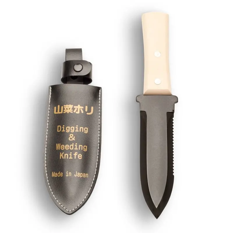 Gyokucho Hori Hori Garden Knife – Dual-Edge Stainless Steel Digging & Cutting Tool 1