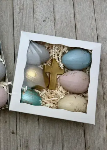 Handcrafted Paper Mâché Easter Egg Decorations 1