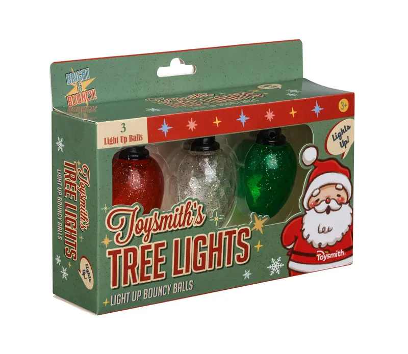 Holiday Light-Up Bouncy Balls Set 1