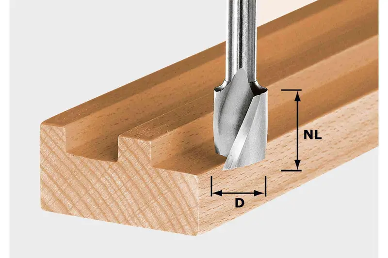 Hs Spiral Groove Cutter S8 Ø6×21Mm For Precision Routing 1