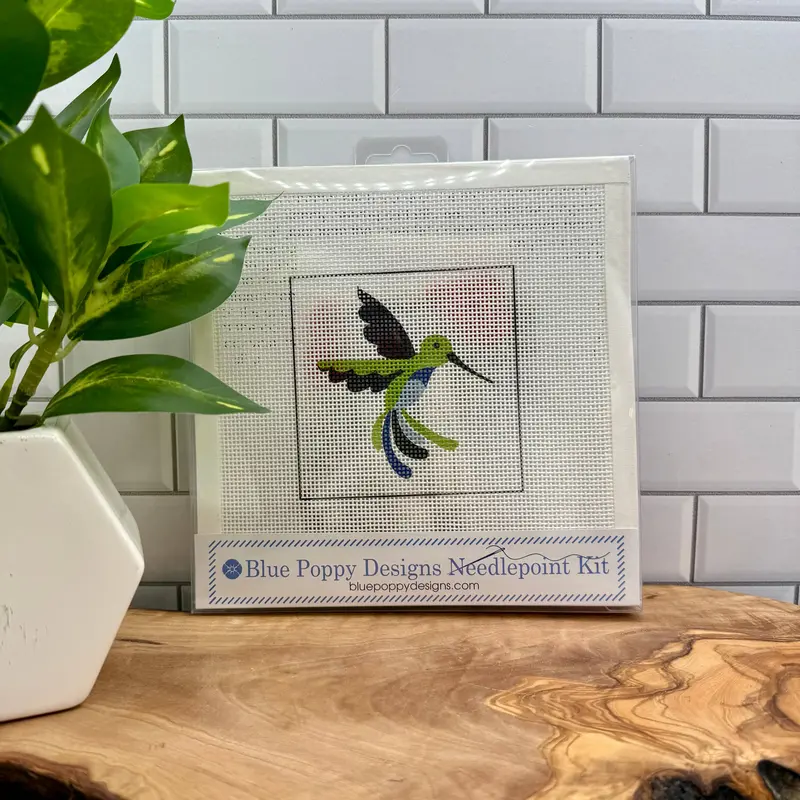 Hummingbird-Design Needlepoint Craft Kit 1
