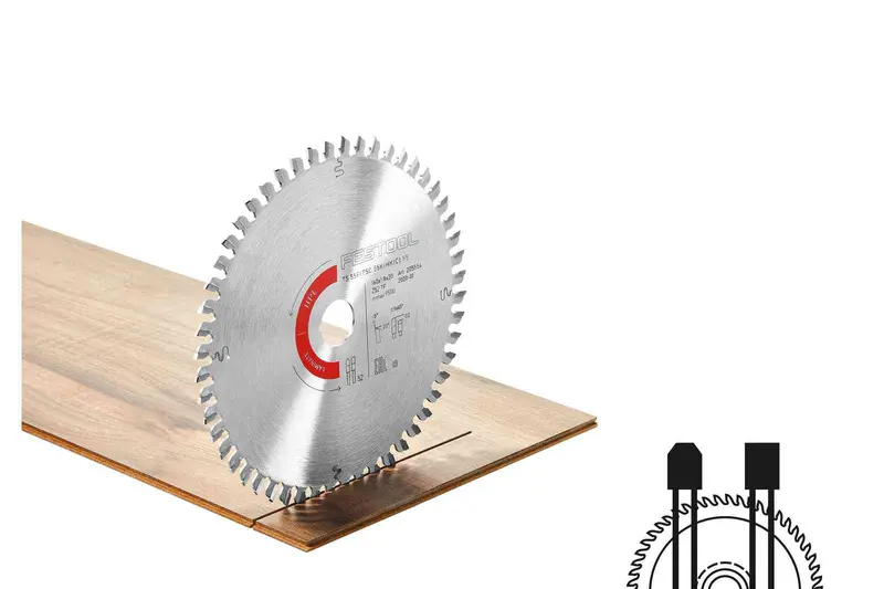 Hw Laminated/Hpl Saw Blade 160×1.8×20Mm Tf52-L For Ts 55 F, Tsc 55 K, Hk 55 & Hkc 55 1