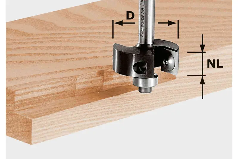 Hw Rebating Router Bit S8 Ø38×12Mm Compatible With Of 900–2200 Series 1