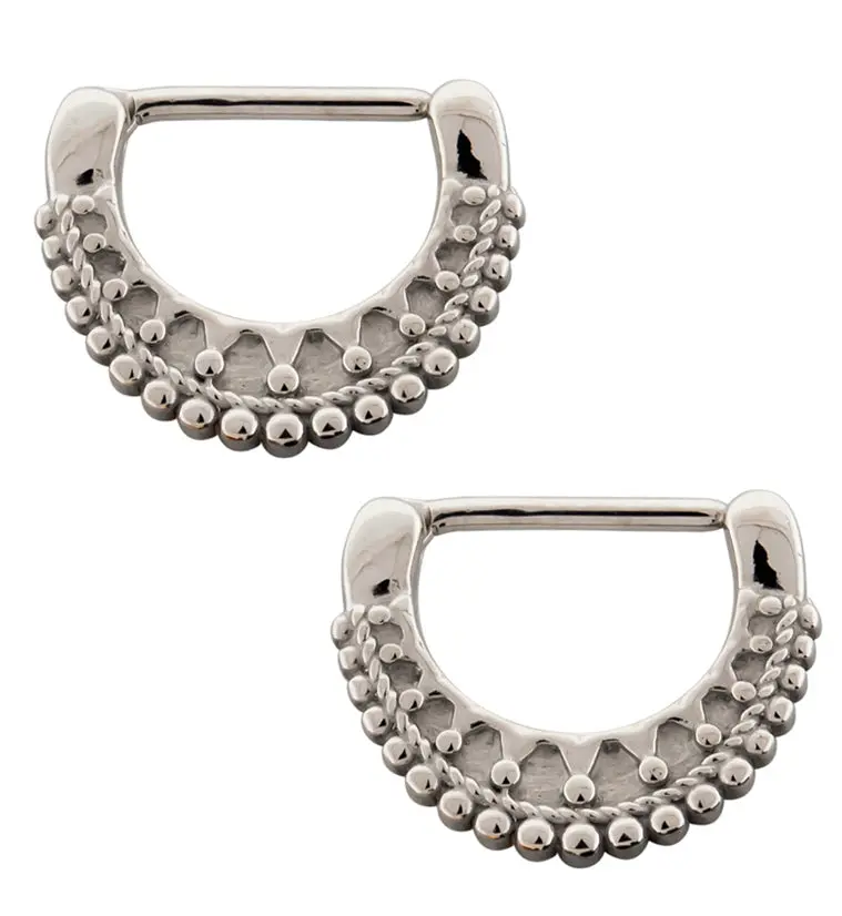 Jasper Beaded Nipple Clicker Set 1