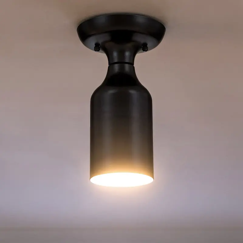 Kenridge Collection Matte Black Minimalist Ceiling Light 1