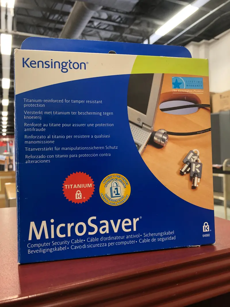 Kensington Microsaver 2.0 Laptop Security Lock 1