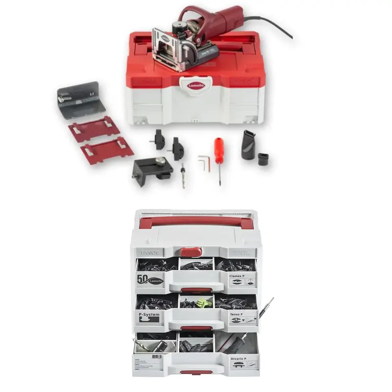 Lamello Zeta P2 Biscuit Joiner Pro Kit – Includes Carbide Blade & P-System Connectors 1