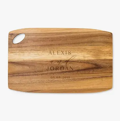 Large Rectangular Engraved Cutting Board 1