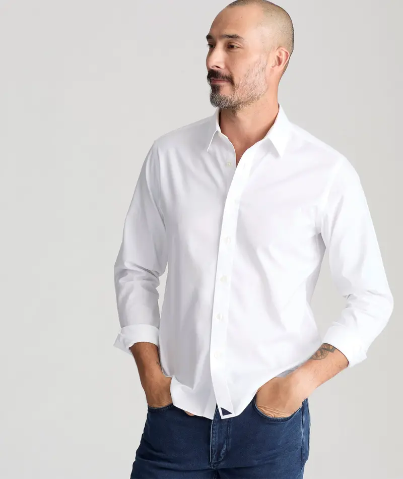 Las Cases Wrinkle-Resistant Dress Shirt 1