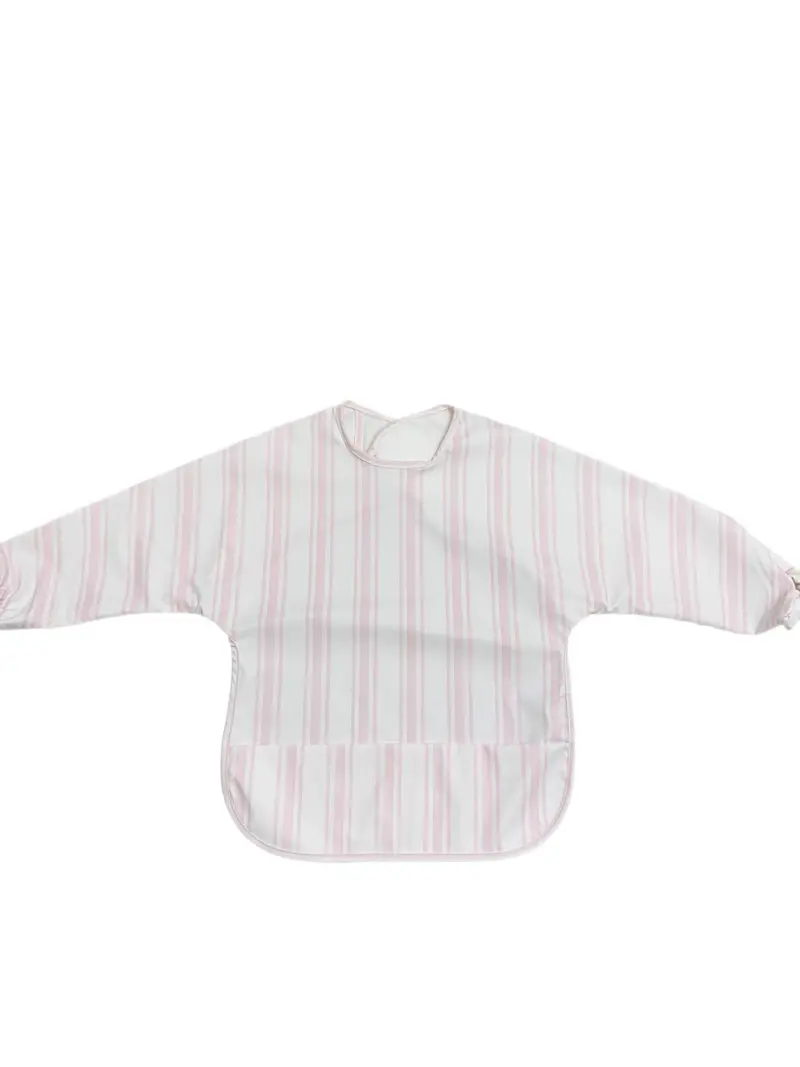 Light Pink Stripe Catch-All Bib – Stylish Organizer For Small Items 1