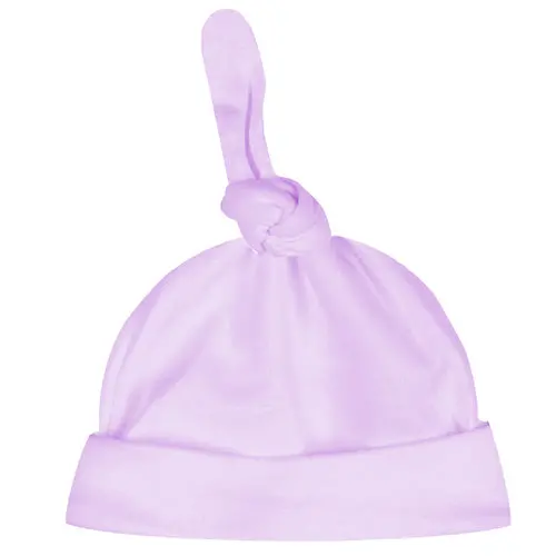 Lilac Baby Beanie – Gentle Pastel Infant Headwear 1