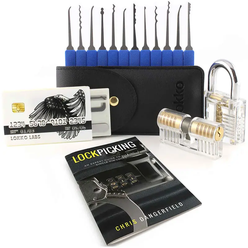 Lokko Beginner’S Lock Picking Starter Kit – Tools, Spy Cards & Practice Locks 1