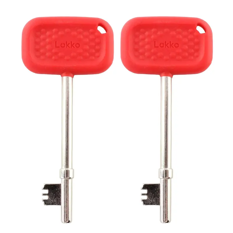 Lokko Dual Nks/Radar Disabled Toilet Key — Easy-Turn Tactile Bow (Pack Of 2) 1