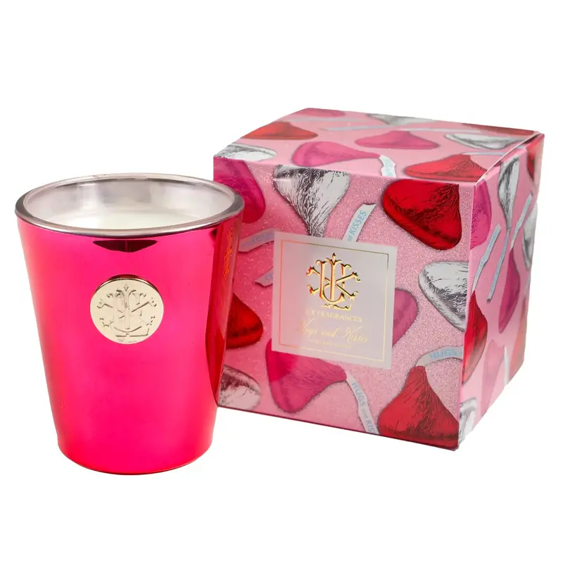 Luxury 'Hugs & Kisses' 8 Oz Designer Candle 1