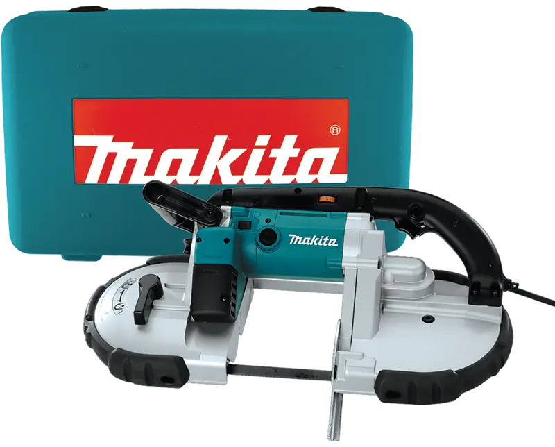Makita 120 × 120Mm Portable Band Saw — 710W For On-Site Metal & Wood Cuts 1