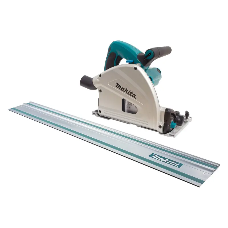 Makita 165Mm Plunge-Cut Circular Saw – Kit With 1400Mm Guide Track 1