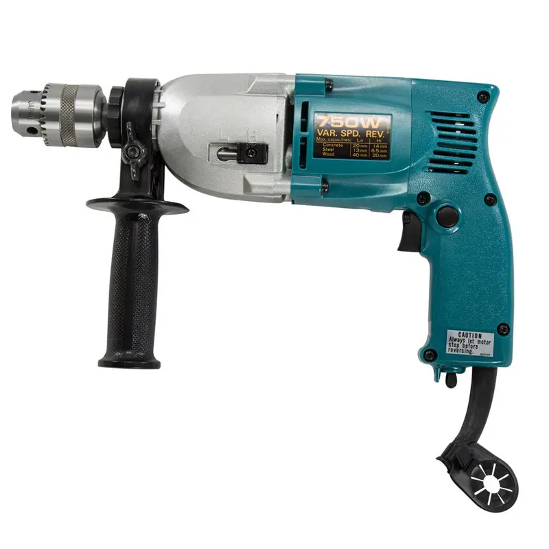 Makita 20Mm (13/16") 2-Speed Hammer Drill — Keyed Chuck, 750W Robust Construction 1