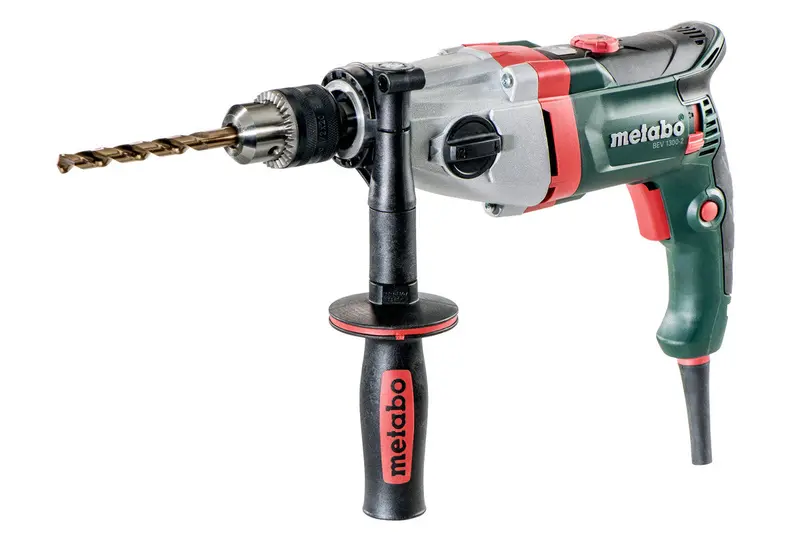 Metabo Bev 1300-2 Corded Drill – 1300 W, Robust Construction, High Torque Output 1