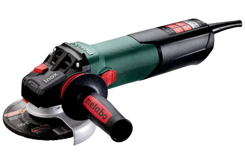 Metabo Wev 17-125 Quick Inox Angle Grinder – Stainless Steel Compatible 1