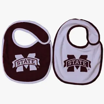 Mississippi State Bulldogs Baby Bib Collection 1