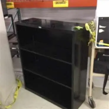 Modern Black Bookshelf For Home Or Office 1