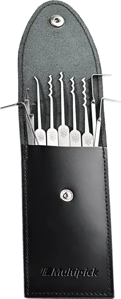 Multipick Elite Duo-Peak Rake Set – 10-Piece By Lock Noob 1