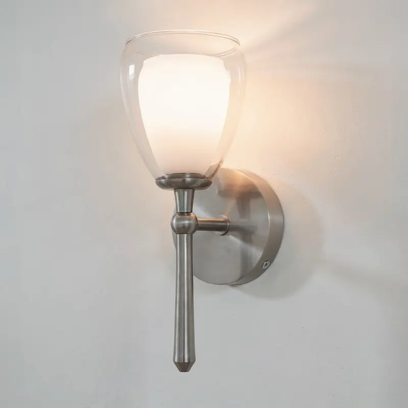 Norbridge Brushed Nickel Wall Sconce – 14.5-Inch Vertical Accent Light 1