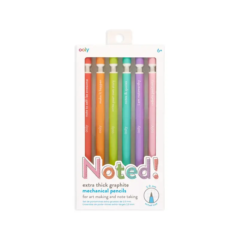 Noted! Graphite Mechanical Pencil Set – 6-Pack 1