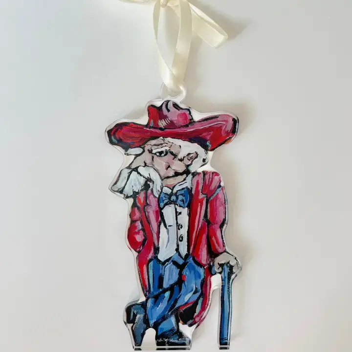 Ole Reb Collectible Acrylic Christmas Ornament 1