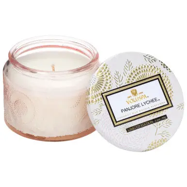 Panjore Lychee Fragrance Petite Jar Candle By Voluspa 1
