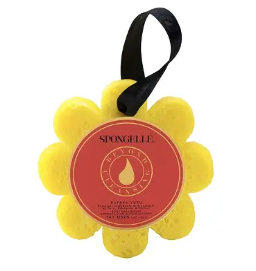 Papaya Yuzu Wildflower Spongellé Exfoliating Sponge 1