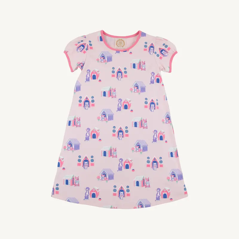 Penny Play Dress – In The Dog House & Romany Rose Print 1