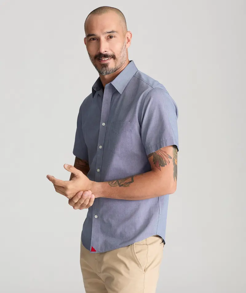 Petrus Short-Sleeve Wrinkle-Free Dress Shirt 1