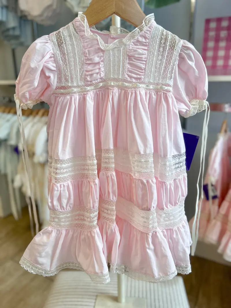 Pink Mary Claire Sleeveless Dress 1