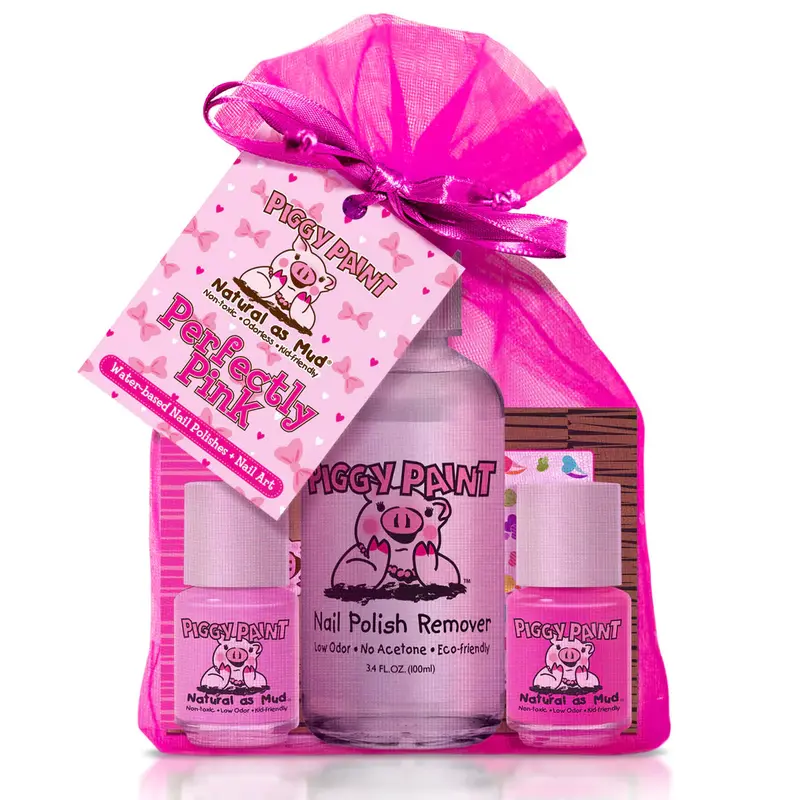 Pretty In Pink Nail Polish Set For Kids – Safe, Vibrant & Washable 1