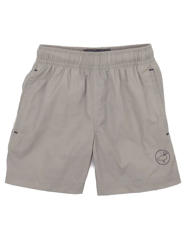 Properly Tied Drifter Shorts For Boys – Light Grey Casual Wear 1
