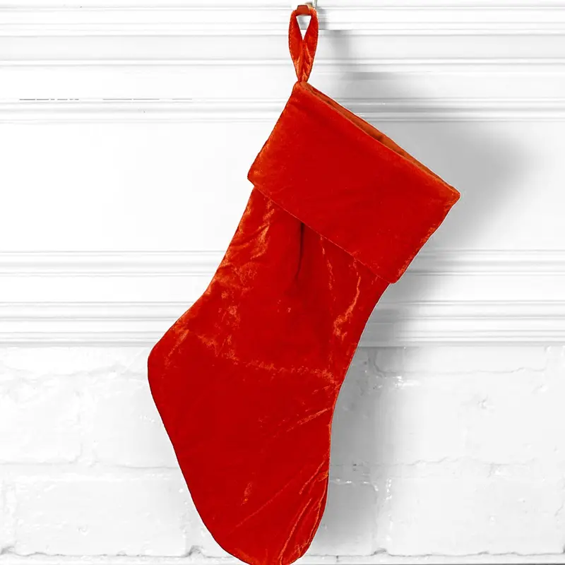 Red Velvet Holiday Stocking 1