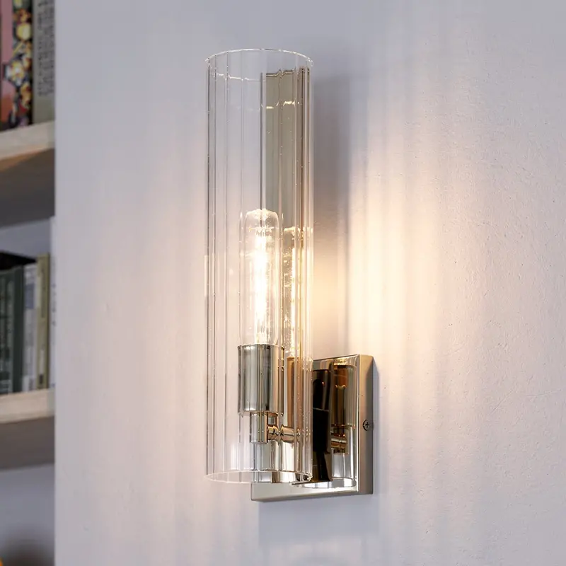 Rivendale Collection Polished Nickel Wall Sconce – 14"H Contemporary Indoor Lighting 1
