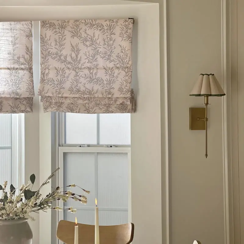 Sara Le Artistic Printed Cordless Roman Shade 1