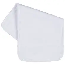Soft White Cotton Burp Cloth – Gentle On Baby'S Skin 1