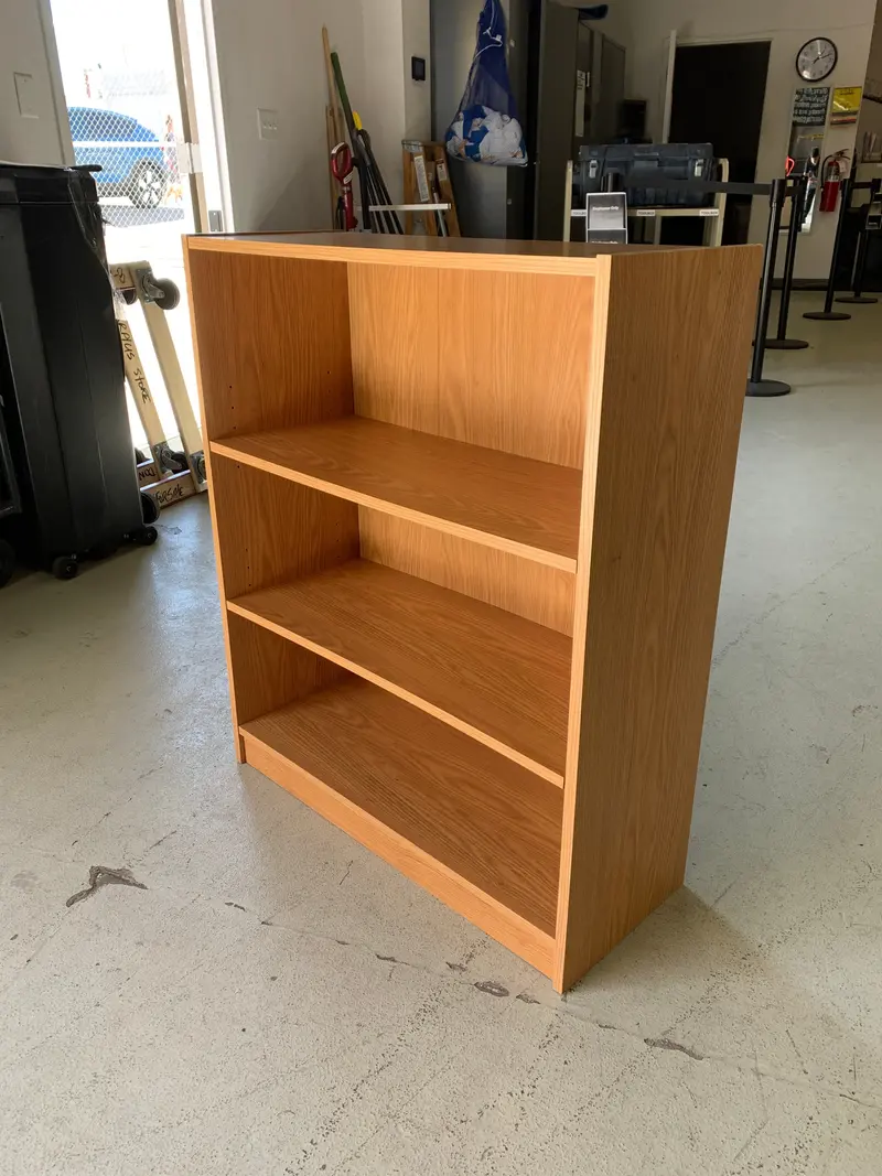 Solid Wood Bookcase – 12" D × 30" W × 35" H 1