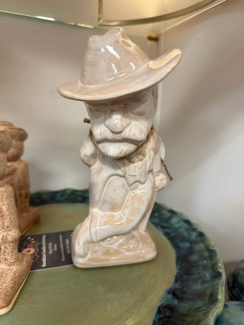 Sonshine Large Colonel Reb Plush Figure In Vintage Pearl Tone 1