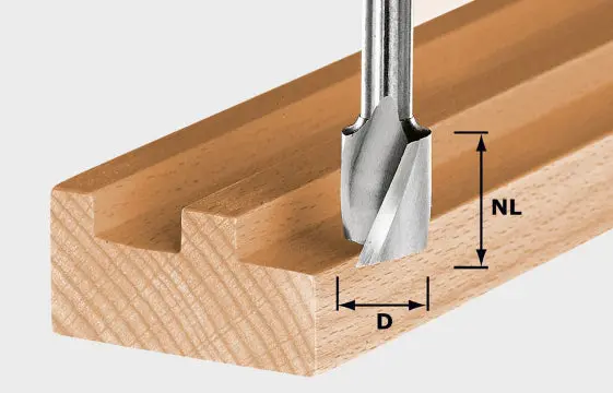 Spiral Groove Cutter — Hard Metal, S8 Series, Ø6Mm, Nl16 1