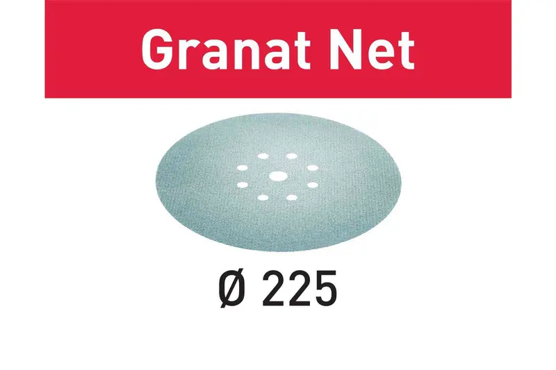Stf Abrasive Net Disc D225, Grit P220, Granat Net Coating, 25-Pack – 203317 1