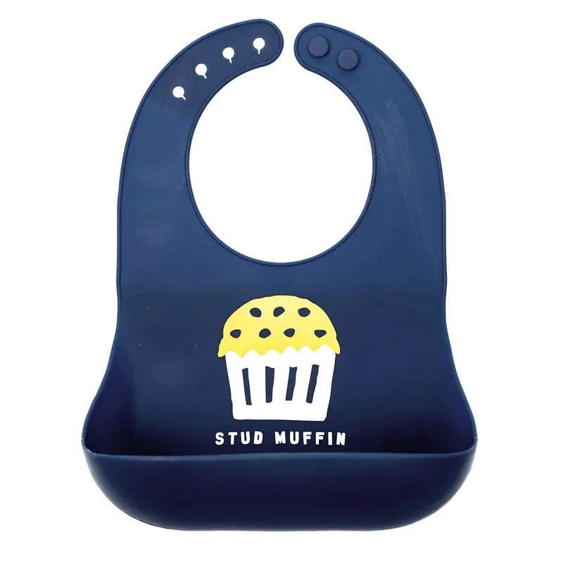 Stud Muffin Bella Tunno Silicone Feeding Bib 1